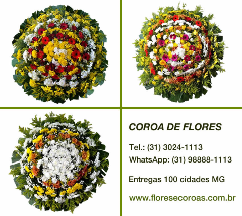 Coroa de flores Pedro Leopoldo floricultura coroas Pedro Leopoldo MG